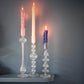 Pair of midnight blue Isla candles Beatrice's Bedroom   