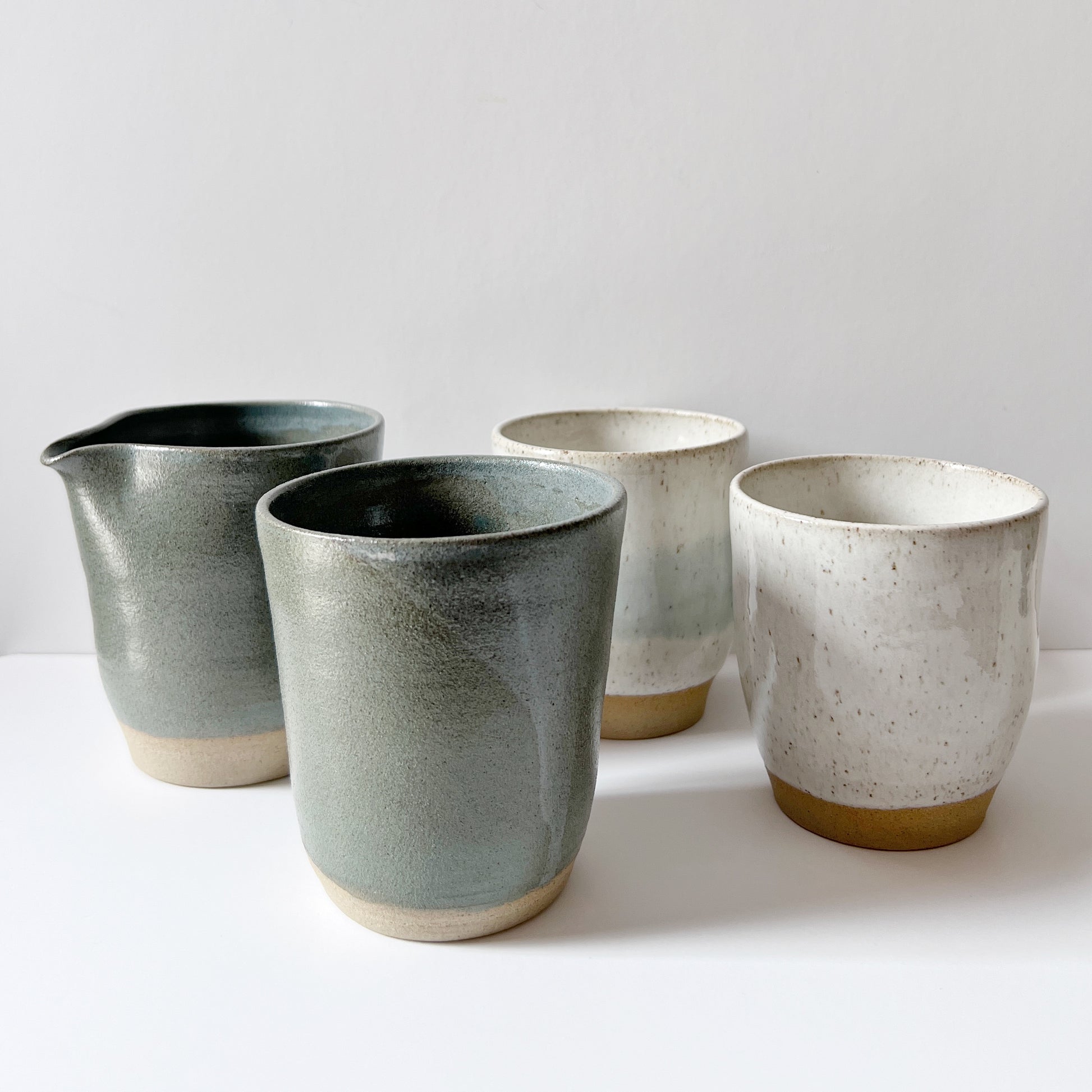 Stoneware jug, graphite ceramics Plum & Belle   