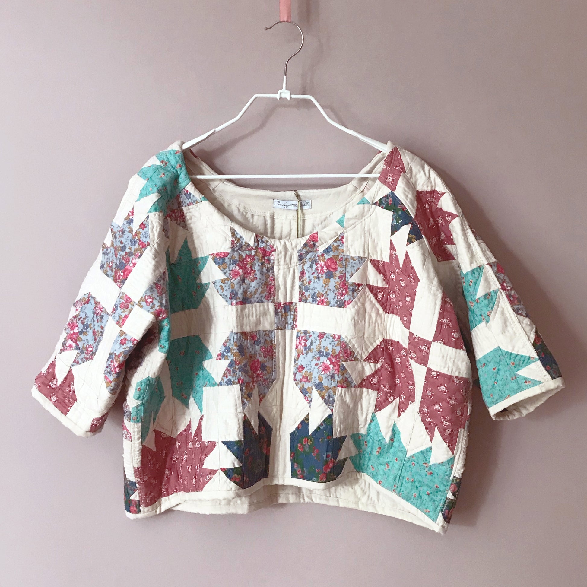 Suki quilted sweatshirt - Plum & Belle