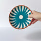 Terracotta bowl in ray, dash and stripe designs casa Cubista - Plum & Belle