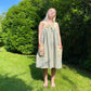 Krista dress in gingham and roses - Plum & Belle