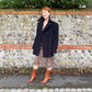 Vintage Navy Surplus Pea Coat - Plum & Belle