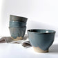 Cloudy grey stoneware bowl - Plum & Belle