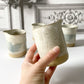 Stoneware jug, white ceramics Plum & Belle   