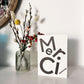 Set of five Merci Beaucoup thank you cards - Plum & Belle