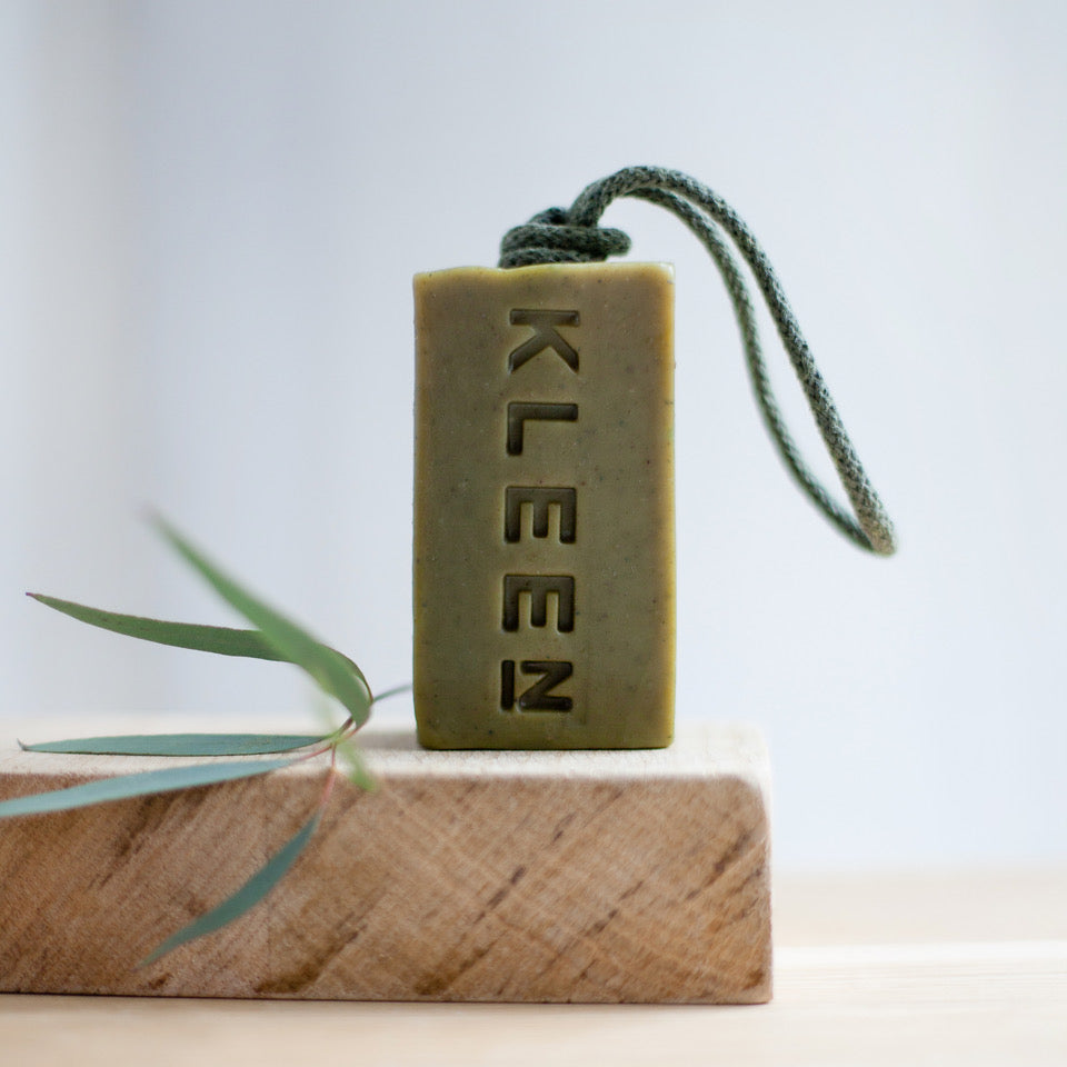 Morning Glory soap on a rope - Plum & Belle