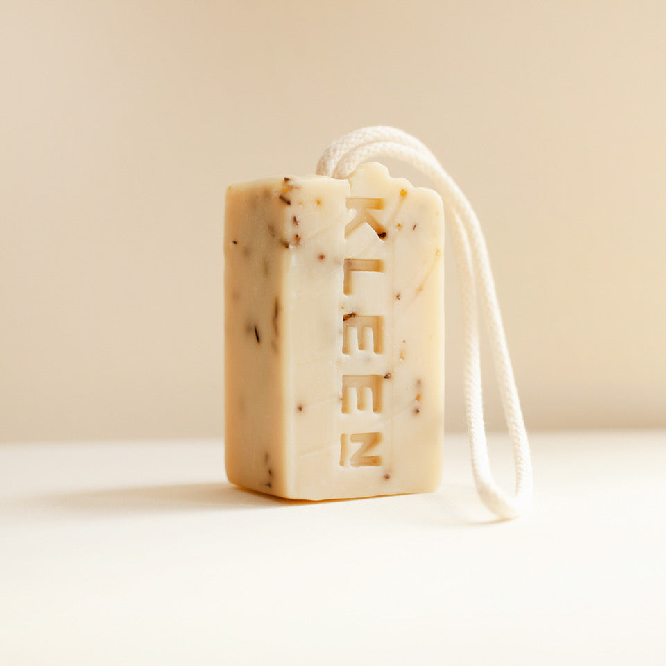 Lavender Love soap on a rope, Kleen - Plum & Belle