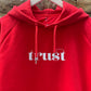 'Trust' hoodie sweatshirt - Plum & Belle