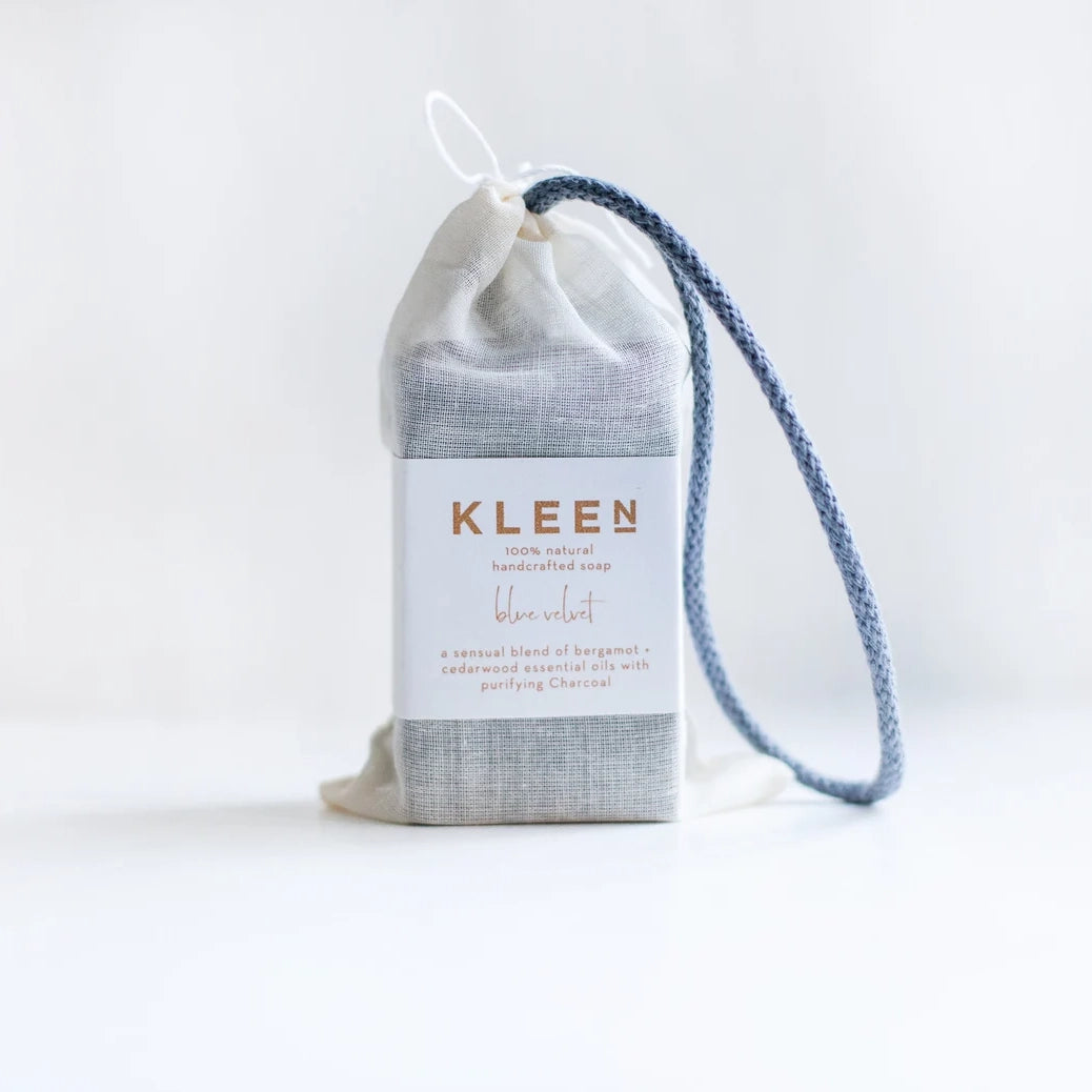 Blue Velvet soap on a rope, Kleensoaps - Plum & Belle